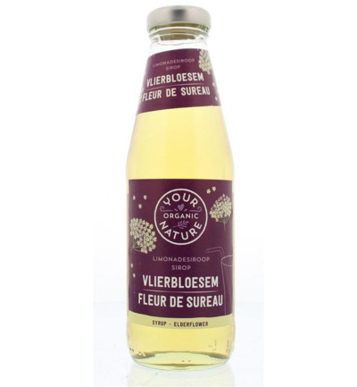 Your Organic Nature Limonadesiroop vlierbloesem bio (500 ml)
