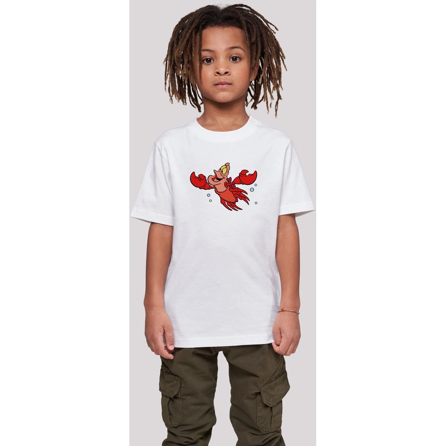 F4NT4STIC T-Shirt  Arielle die Meerjungfrau Sebastian Bubbles weiß