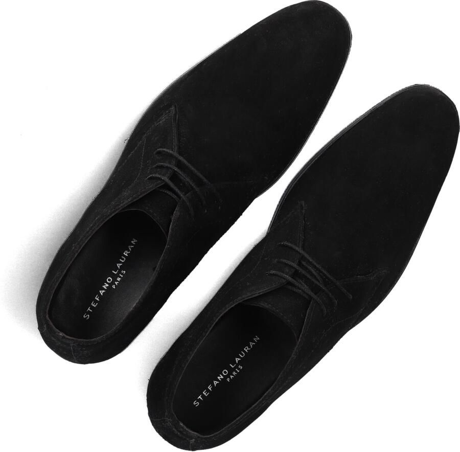 STEFANO LAURAN Veterschoenen Heren 92301 Maat: 41 Materiaal: Suède Kleur: Zwart
