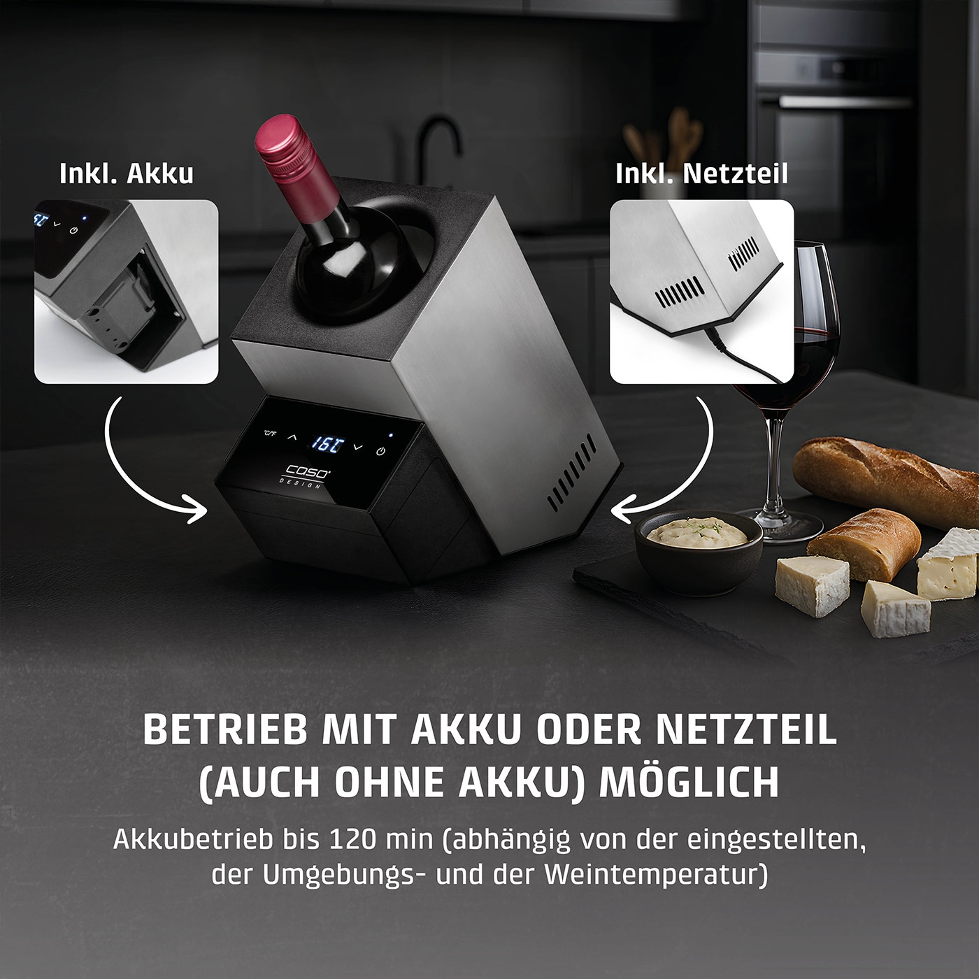 WineCase Deluxe Inox