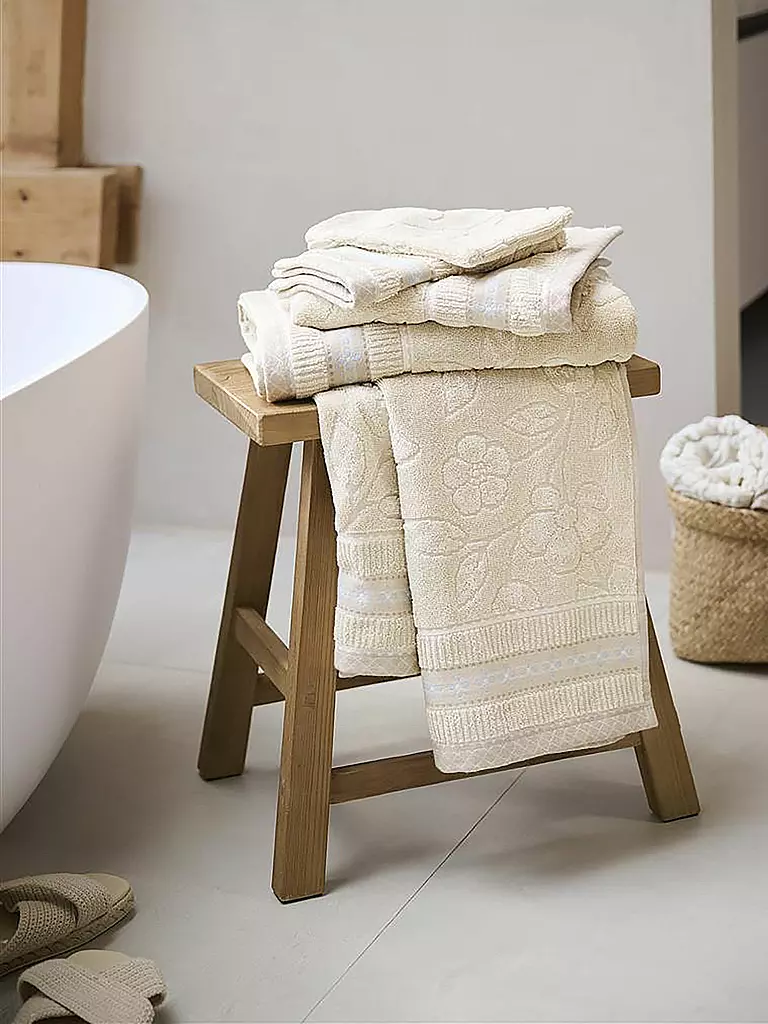 PIP STUDIO Gästetuch  JASMIN JACQUARD 30x50cm Sand beige