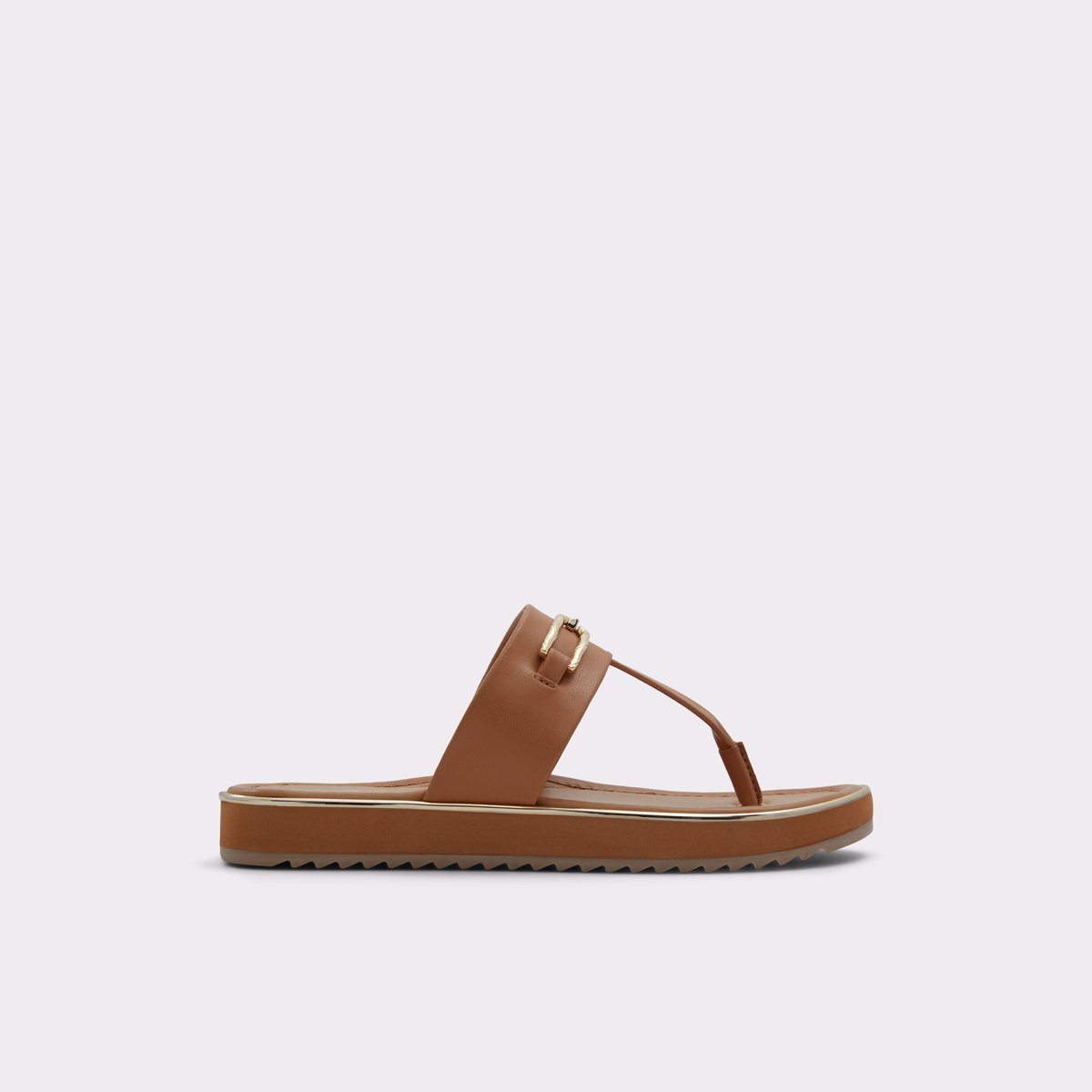 Enorel Dark Beige Women Flat Sandals