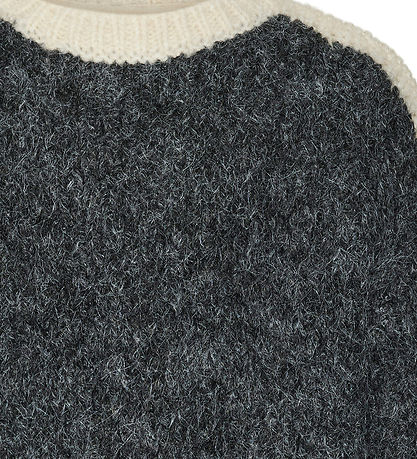 Vero Moda Girl Bluse - Strick - VmCordelia - Dark Grey Melange/B