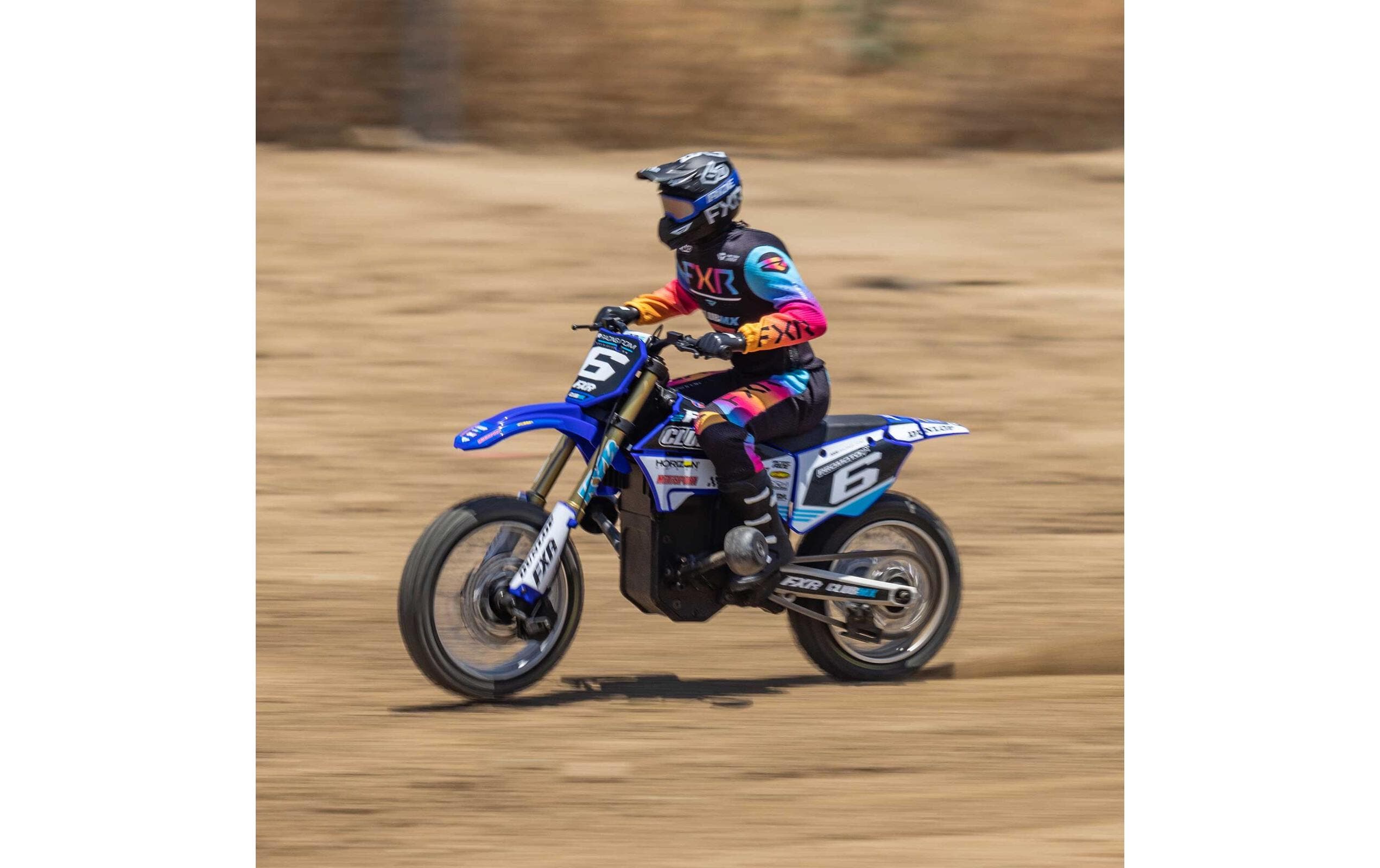 Motorrad Promoto MX Blau, ARTR, 1:4<br>Leistungsstarkes RC Motocross Bike