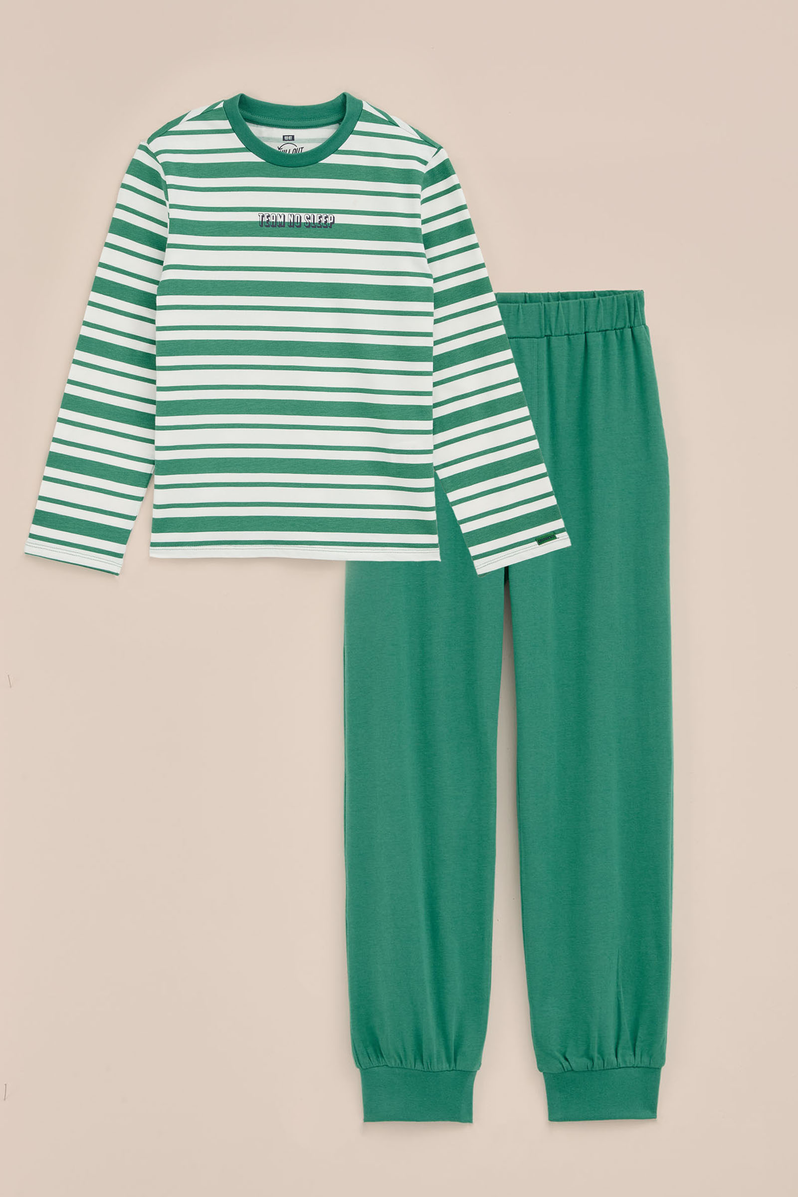 Jongens pyjamaset met dessin WE Fashion Groen