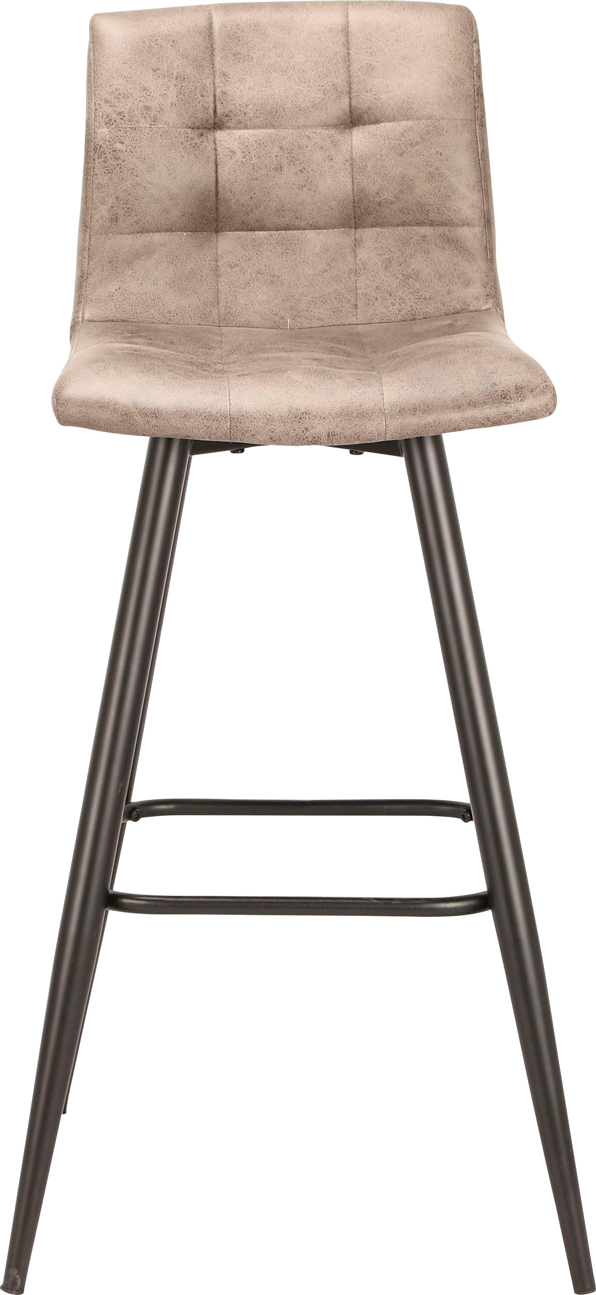 byLIVING Barhocker »Simone« Set, 2er, 2 Stk. tlg. 2er Set, Vintage braun oder Webstoff anthrazit