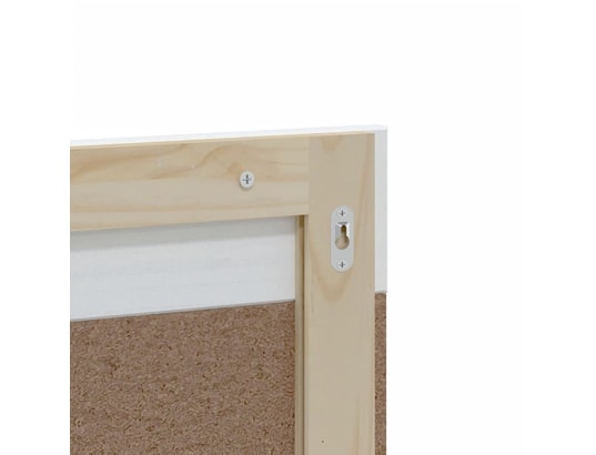 VIDAXL - Meubles de salle de bain 2 pcs berg blanc bois de pin massif