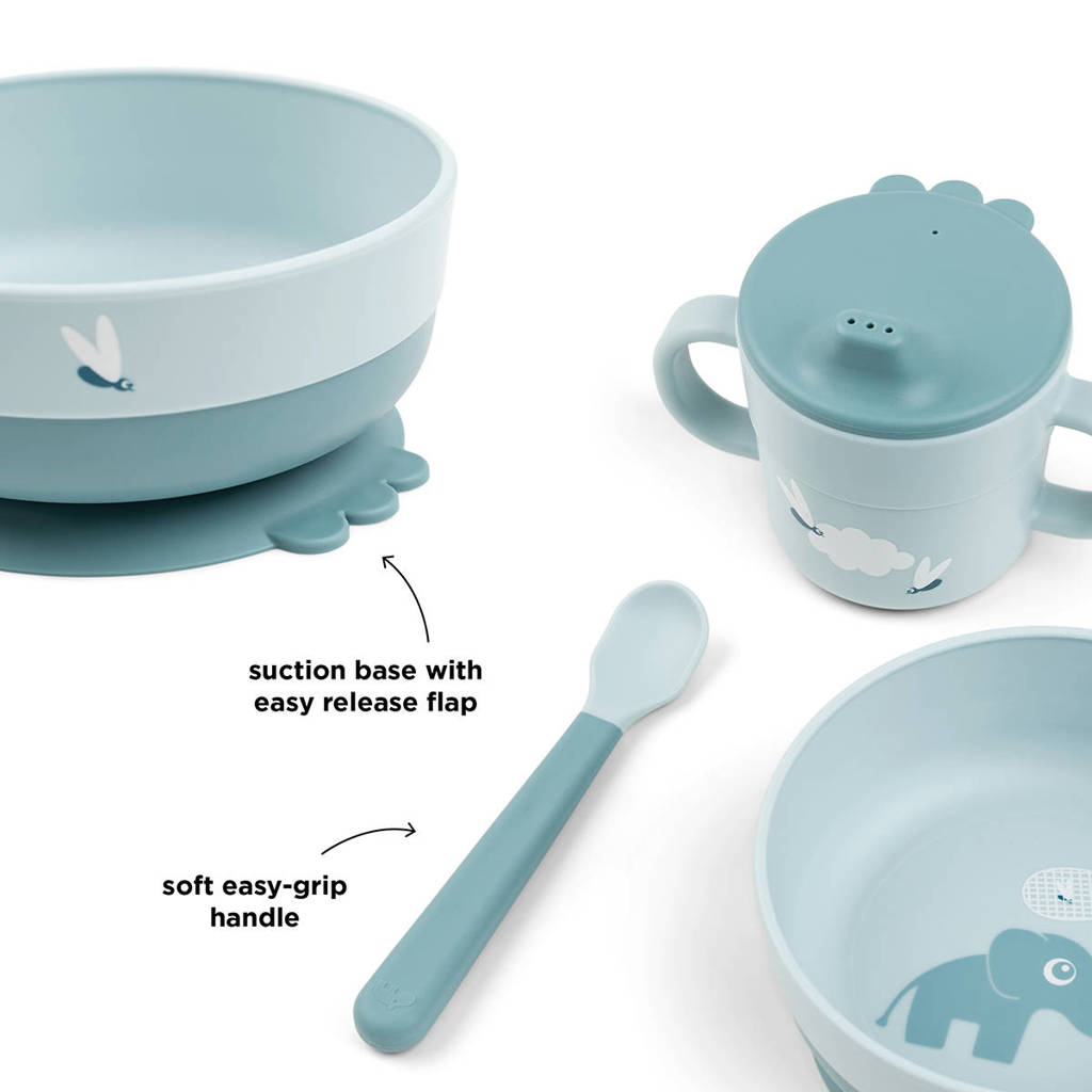 Foodie first meal set Elphee Blue