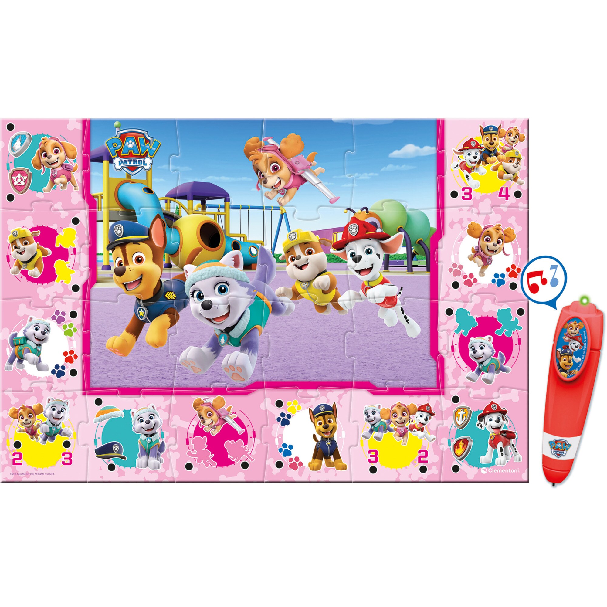 Clementoni Puzzle Quiz-Puzzle Paw Patrol girl