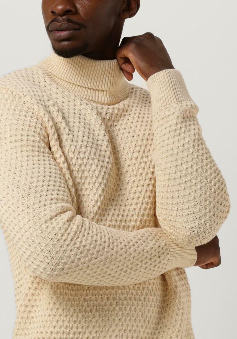 SELECTED HOMME creme selected homme coltrui remy ls knit all stu roll neck w camp