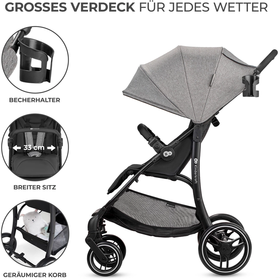 Kinderkraft Buggy TRIG 2 gray