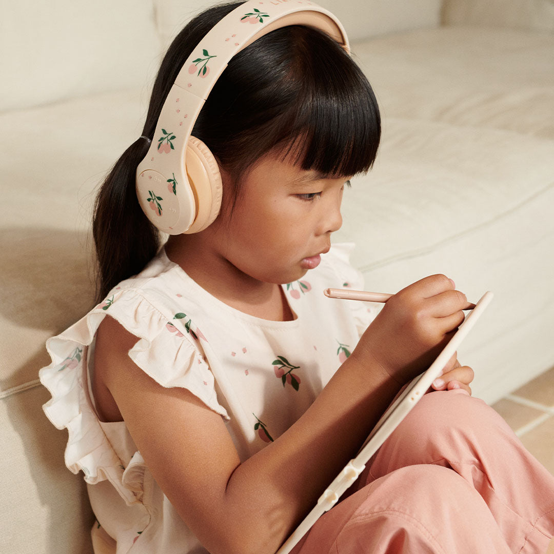 Liewood draadloze kinderkoptelefoon - peach
