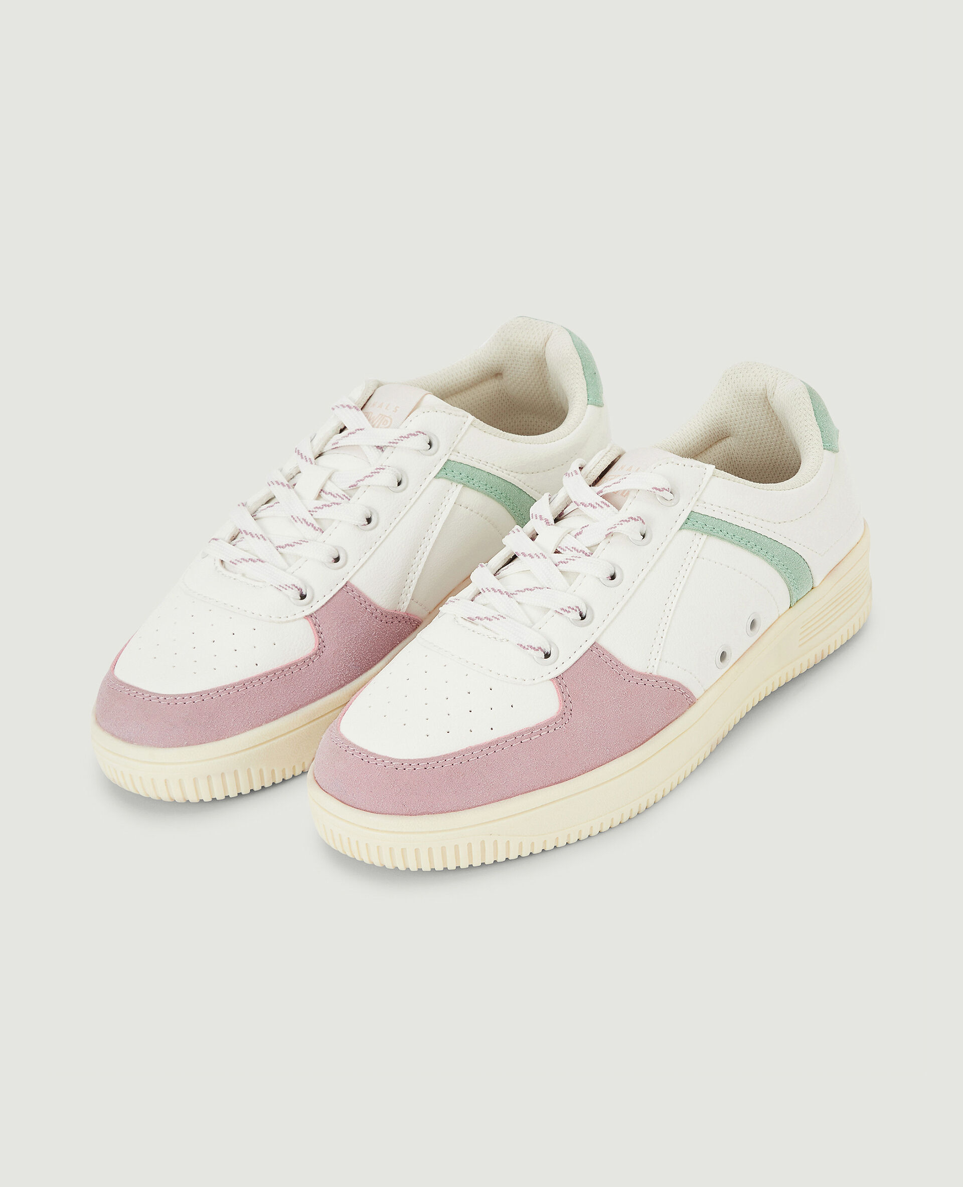 Sneakers bi-matière - Lilas