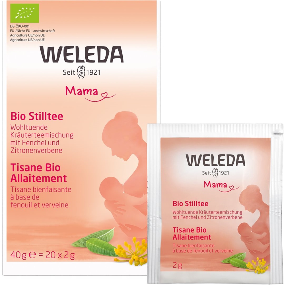 Weleda MAMA Stilltee<br>20 × 2 g, Beutel, Arzneitee im Beutel, Bio