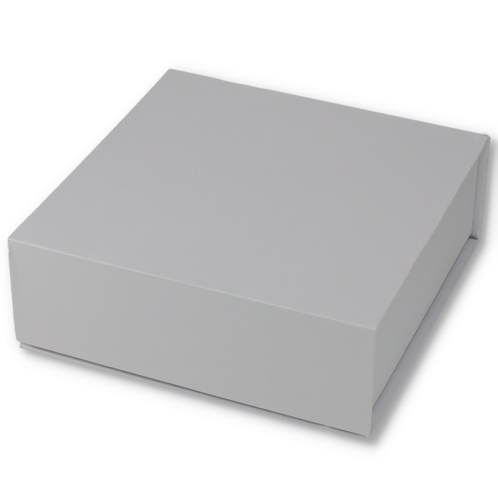 (16x16cm) Geschenk Schachtel Gift Box Verpackung mit Magnetischem Deckel - Weiss