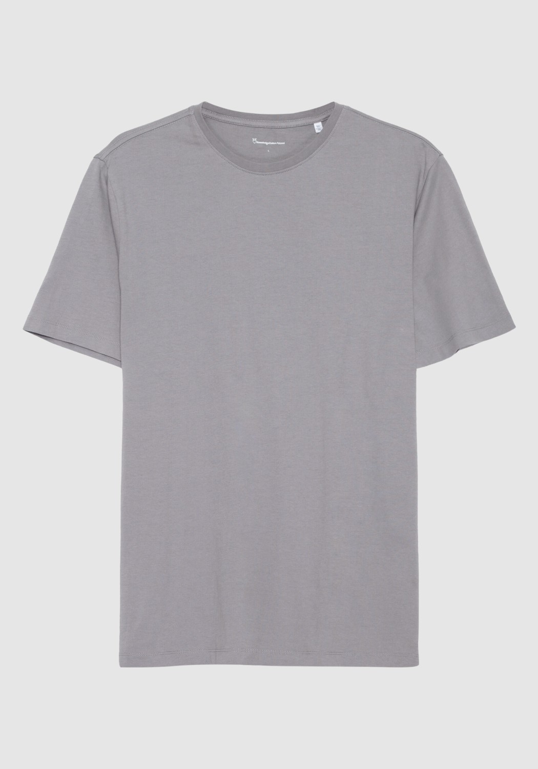 Knowledge Cotton Apparel T-Shirt Basic Tee Sharkskin