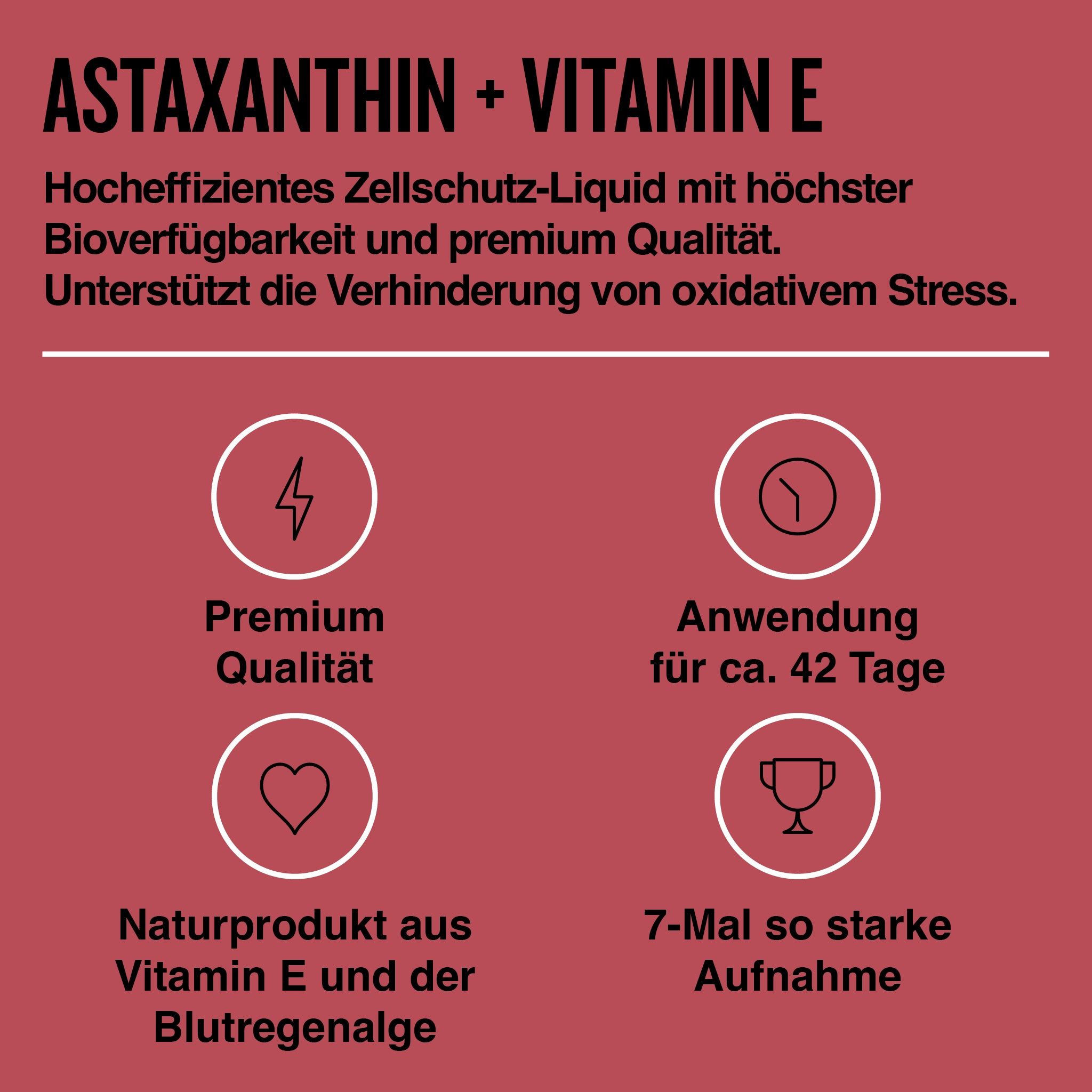 MYRICALS ASTAXANTHIN + VITAMIN E - RED GOLD