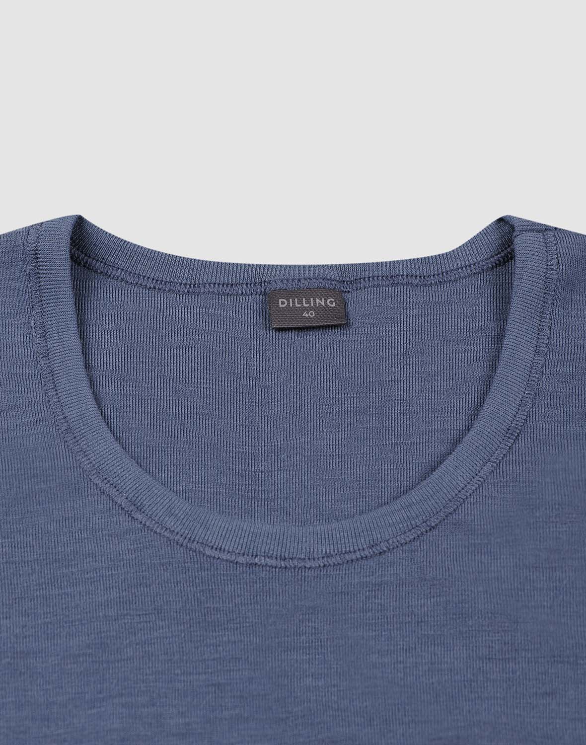 Shirt van merinowol voor dames in Blushmelange