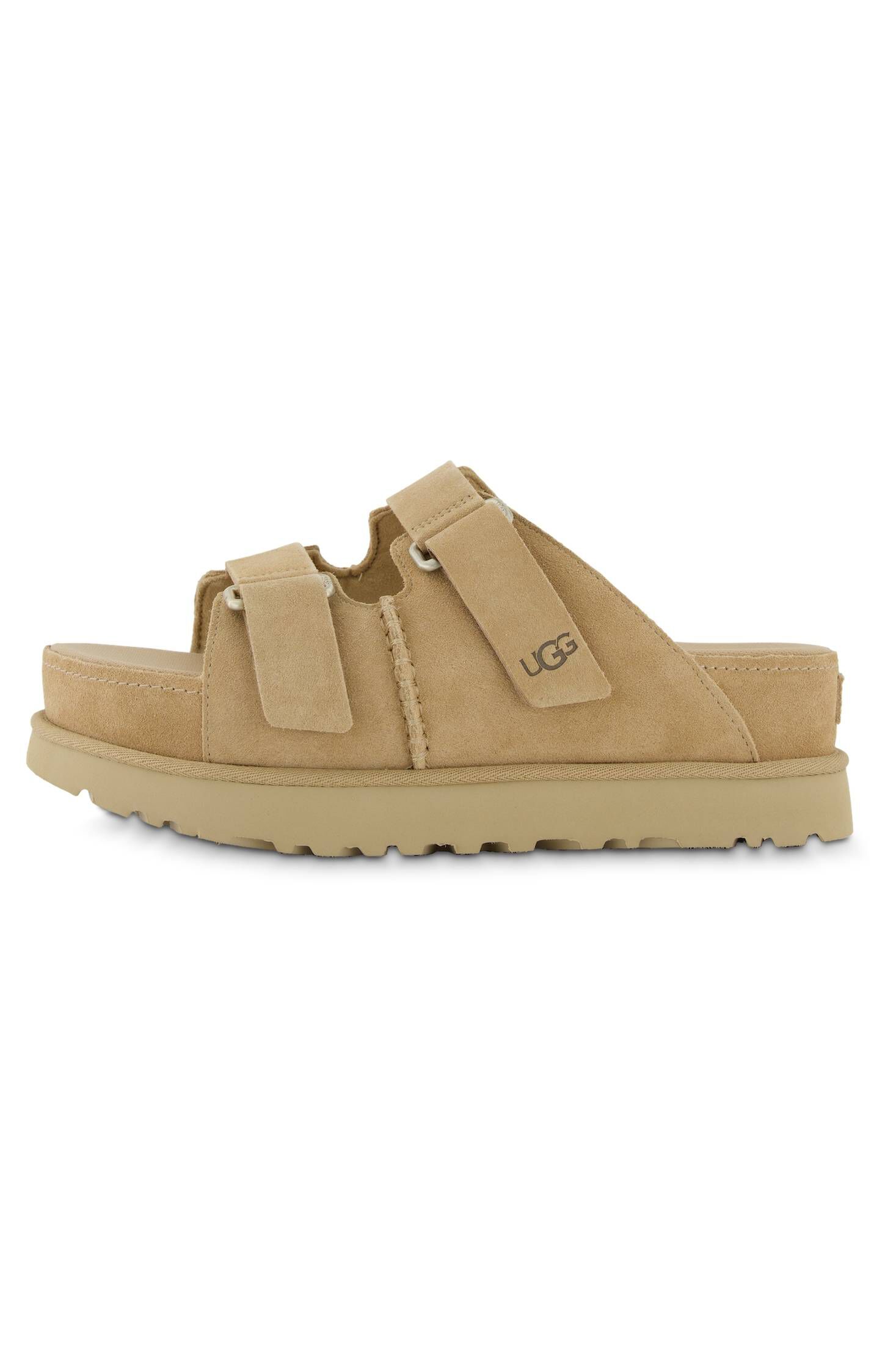 UGG| Damen Pantoletten GOLDENSTAR HIGH mit Leder