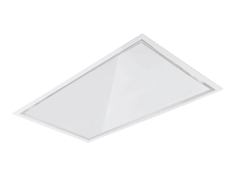 EICO Link EicoE32 90 W - Hætte - loft - bredde: 90 cm - dybde: 60 cm - udsugning - med intern motor - hvid/optisk hvidt glas