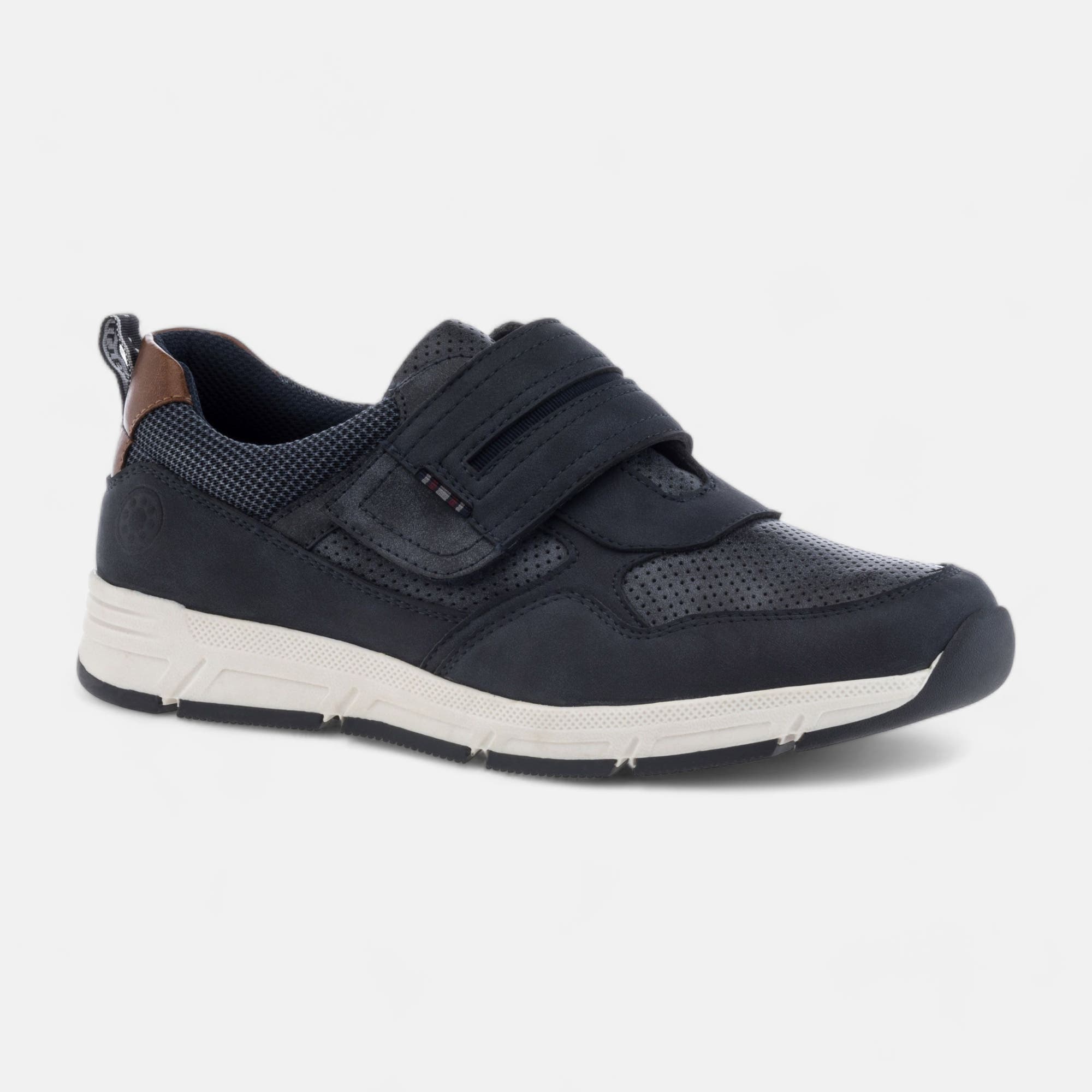 Derbies pieds sensibles Homme bleu marine