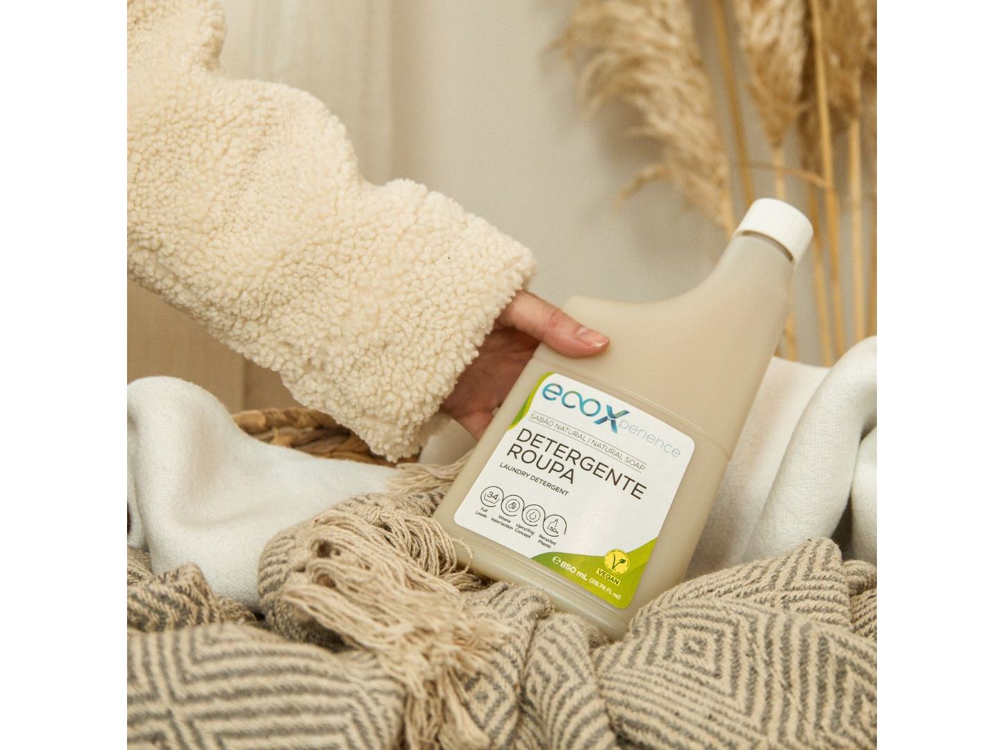 DET ROUPA MÁQUINA ECOX SABÃO NATURAL 34 DOSES