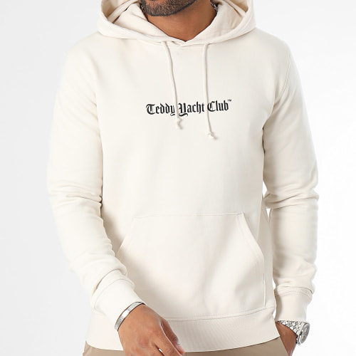 Sweat Capuche Damier Paris Kaki Beige