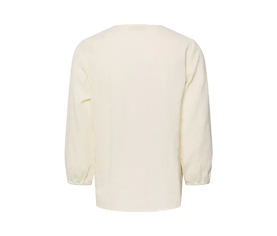 Bluse mit Volantkragen