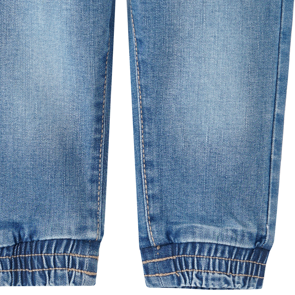 Topomini Baby Pull-on-Jeans mit Tunnelzug hellblau
