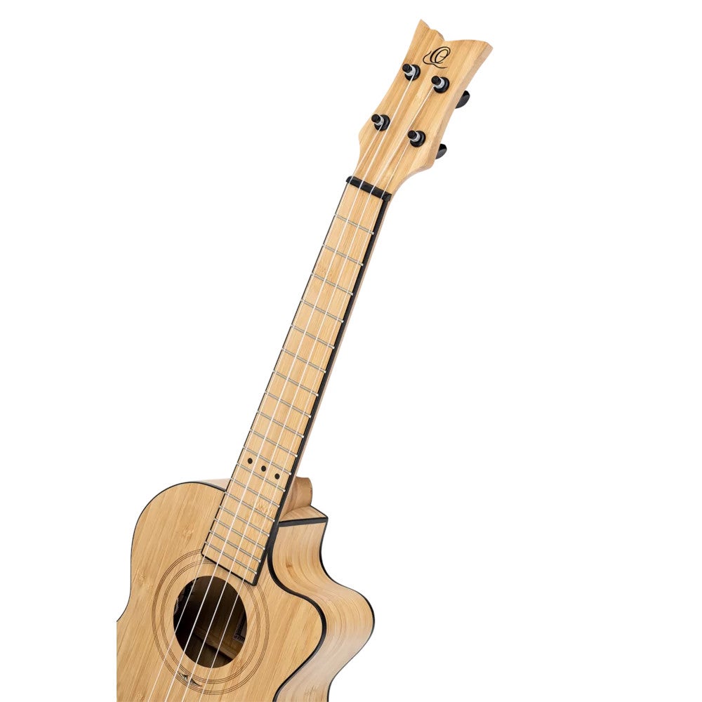 Ortega RUNAB-TE Bamboo Series Tenor Size Ukulele Natural E/A tenor ukelele met gigbag