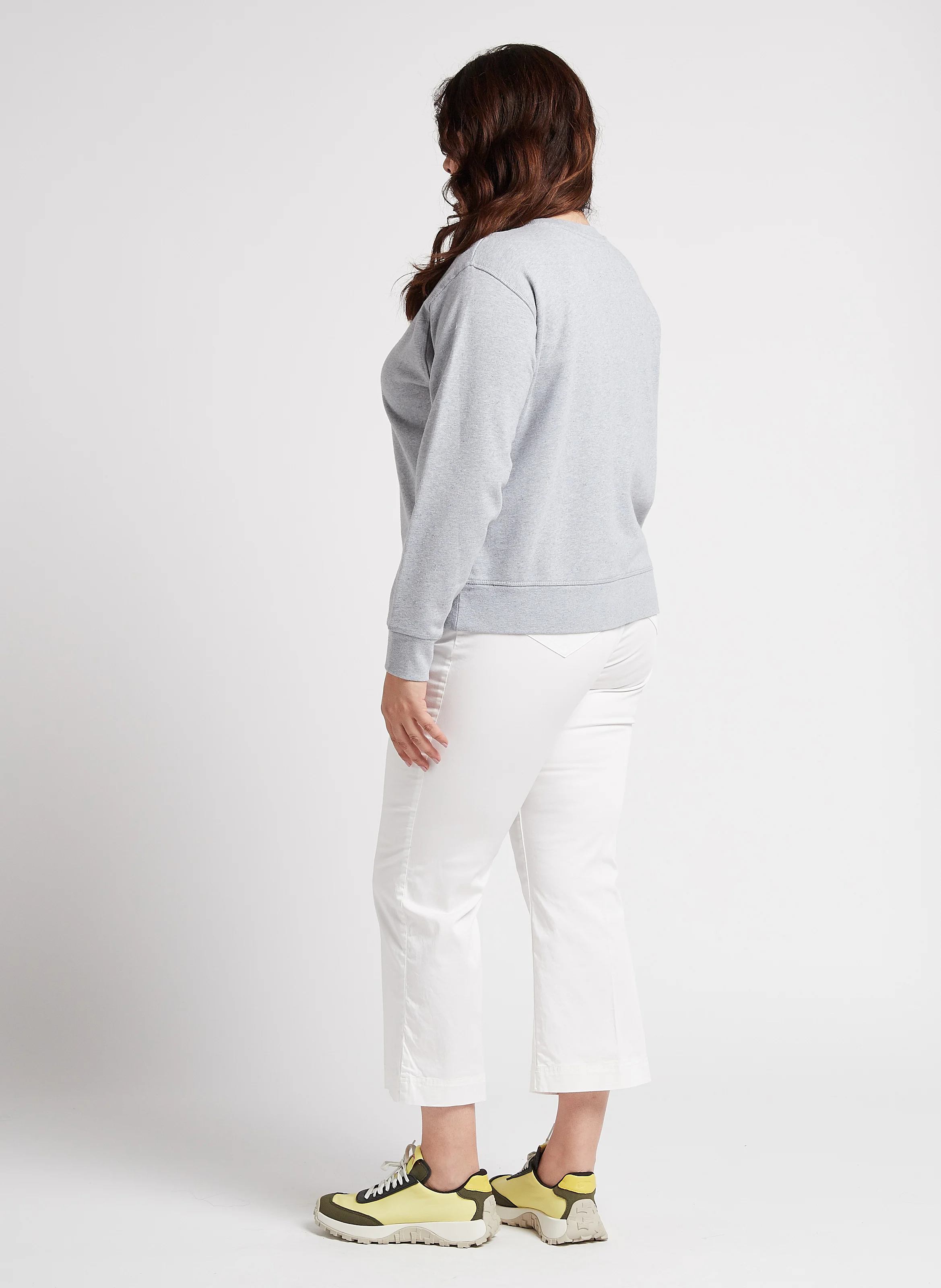 PL STANDARD CREW SWTSHRT - Sweat à col rond en coton | Gris