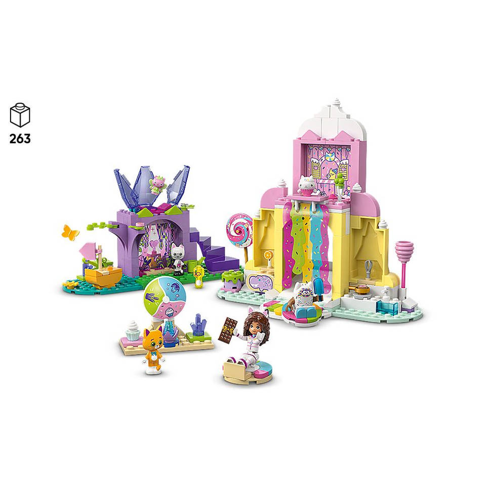 LEGO Gabby's Dollhouse snoepjesberg en kittentuin 11205