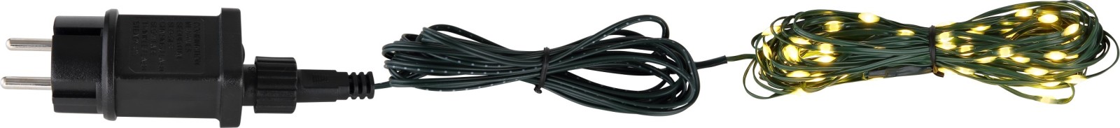 LED-Lichterkette - dunkelgrün - 2290 cm