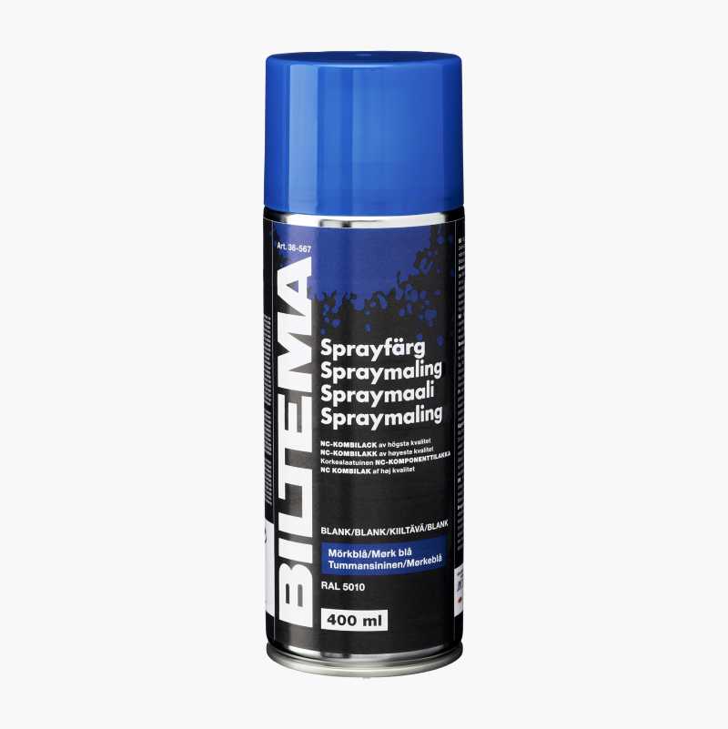 Spraymaling, blank, mørk blå, 400 ml