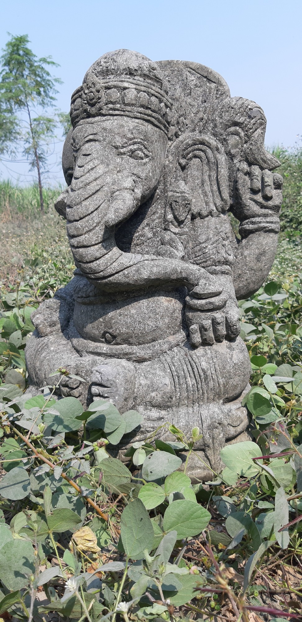 Naturstein-Skulptur 'Sitting Ganesha', H 60 cm, B 43 cm, T 29 cm günstig bestellen