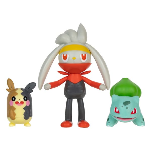 Pokemon Battle 3-Pack Morpeko , Bulbasaur , Raboot