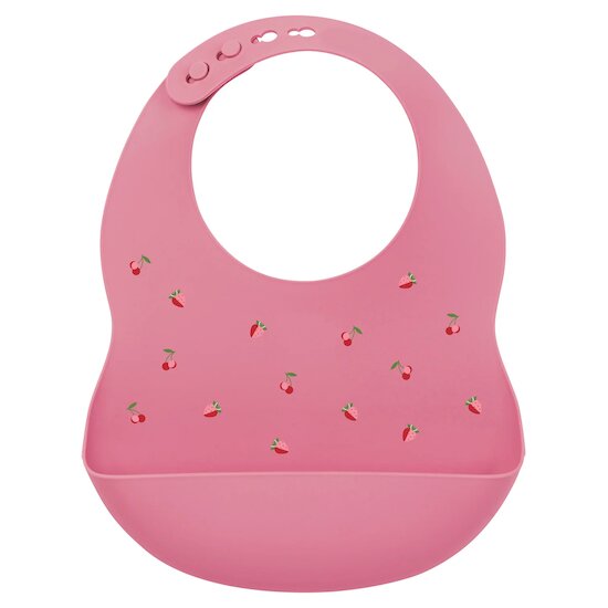 Bavoir silicone   Fruits        de               Nattou