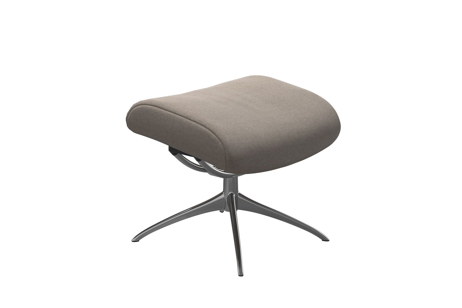 London krakk Tekstil Tulip Light Beige og Star understell i krom