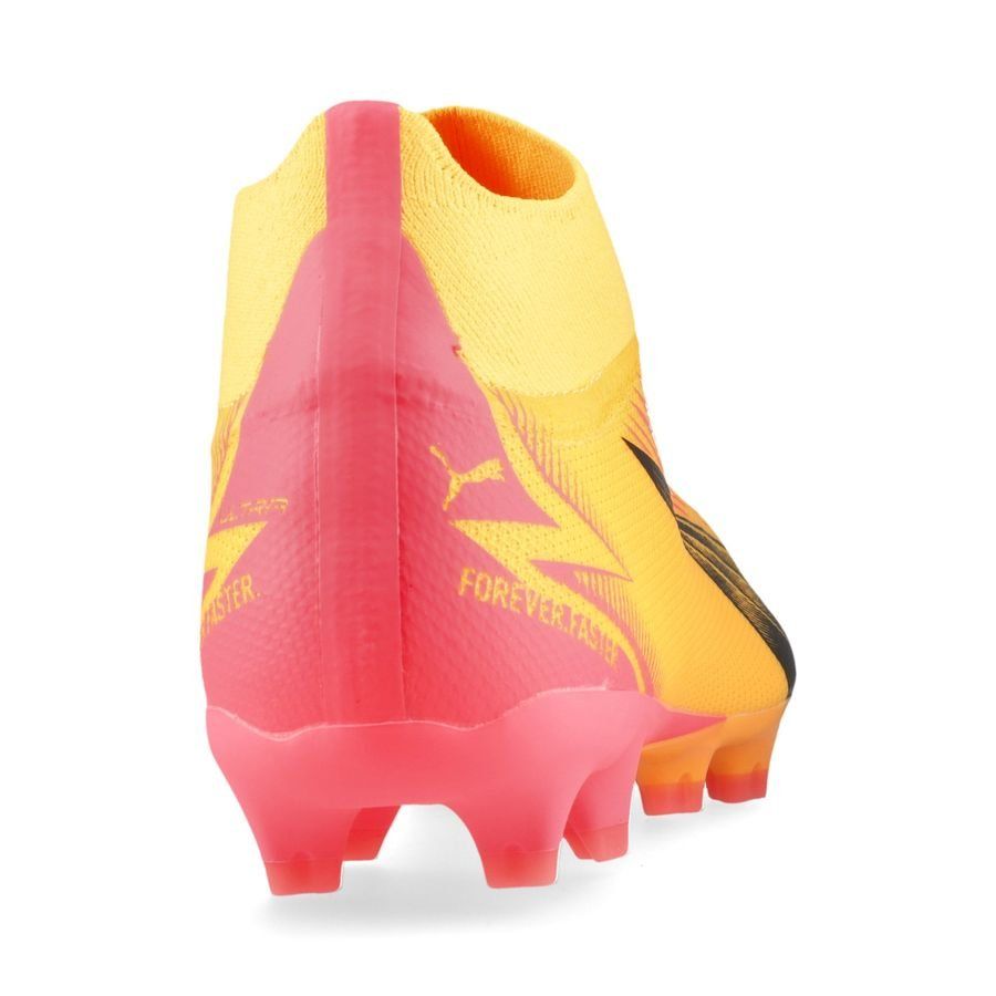 PUMA Ultra Match   Laceless FG/AG Forever Faster - Sun Stream/Noir/Crépuscule