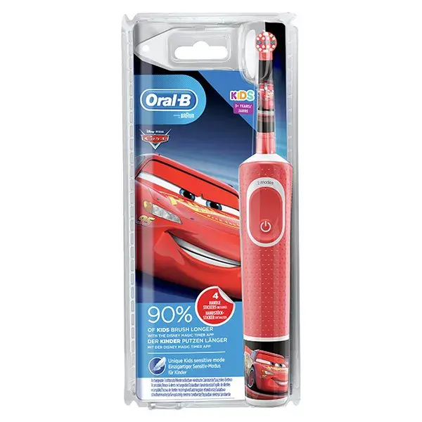 Escova de dentes elétrica Oral-B Kids Cars +3 anos