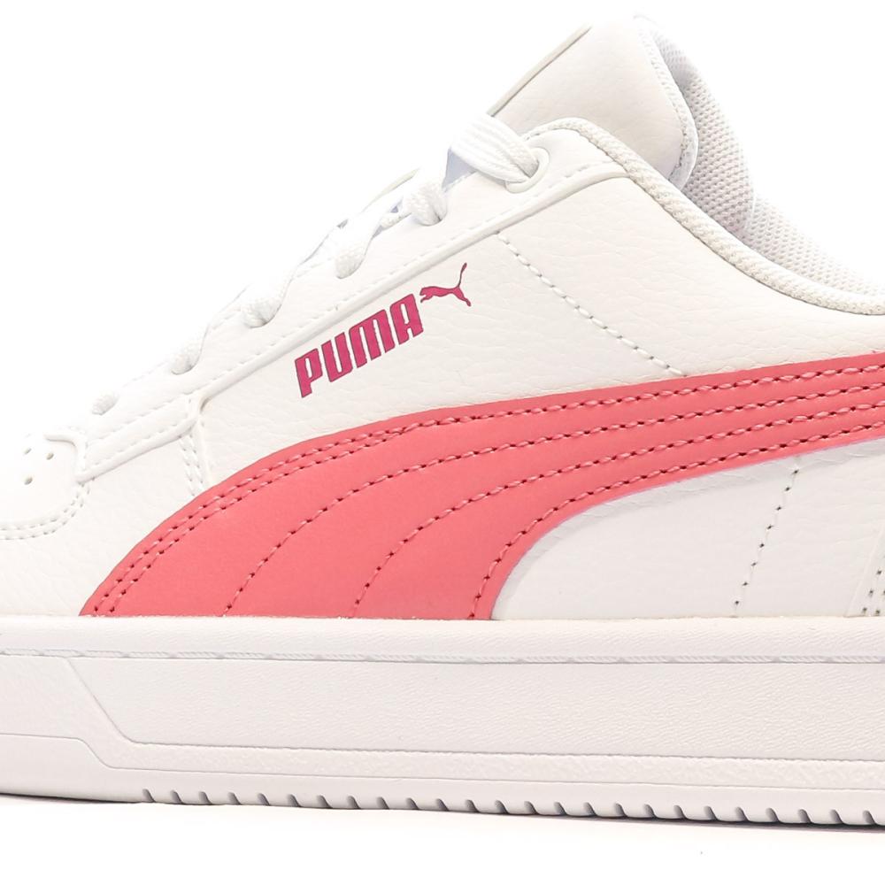 Puma Baskets Blanches/Roses Fille Puma Caven 2.0