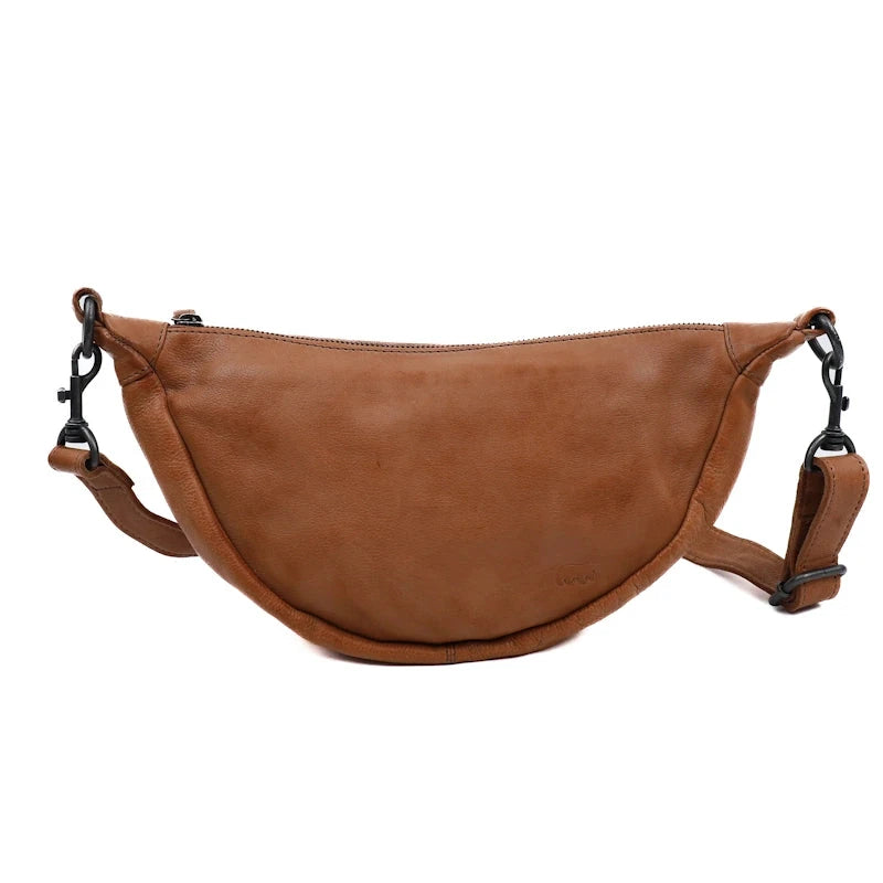 Bear Design Crossbody Tas Toon Taupe