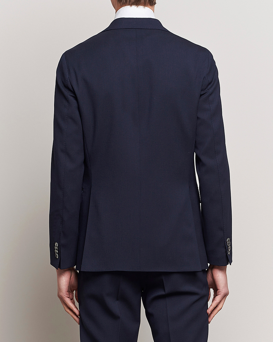 Oscar Jacobson Ego Wool Suit Blue