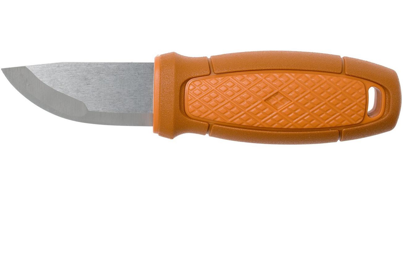 Mora Eldris Burnt Orange 13502 nekmes met luxe schede en firesteel
