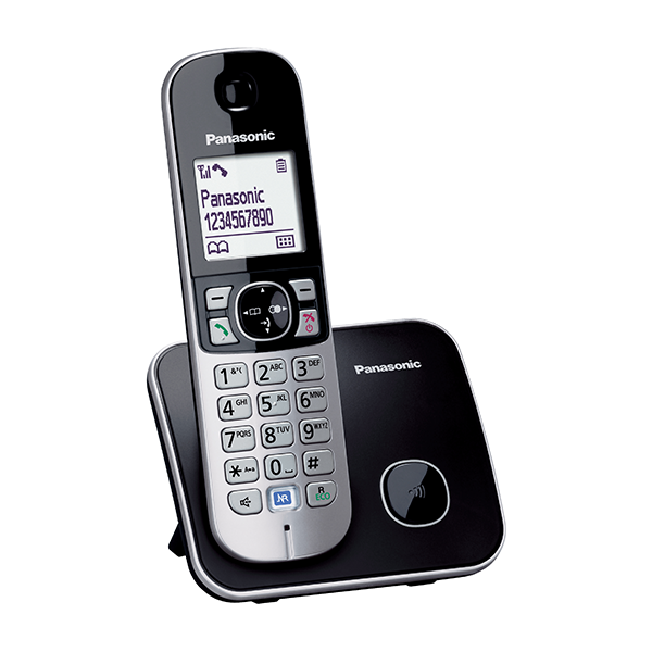 Panasonic KX-TG6811 DECT-telefoon Zwart Nummerherkenning