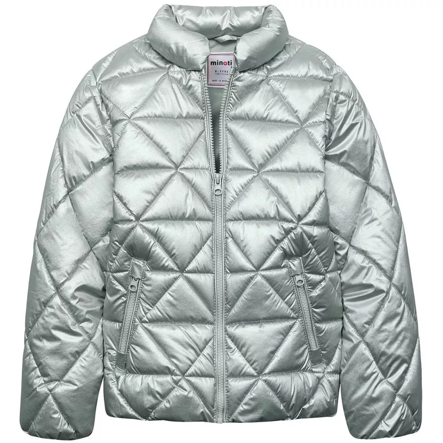 MINOTI Steppjacke mit Kapuze Silber