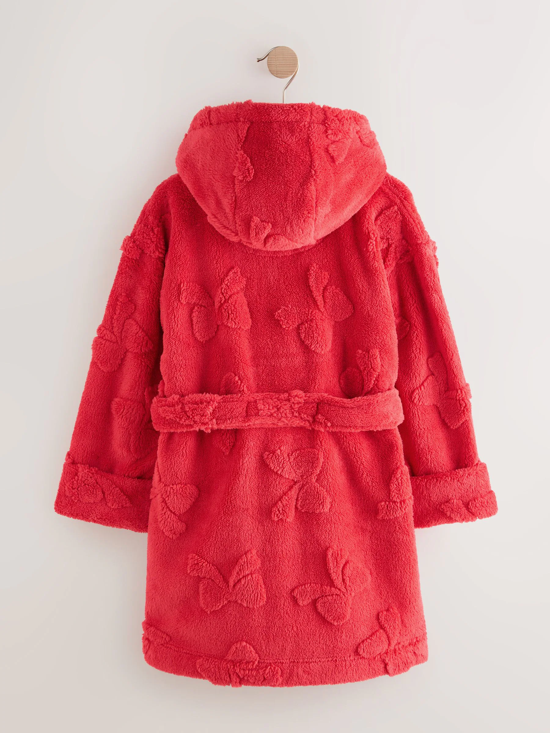 Rode strik - Fleece kamerjas (9mnd -16jr)