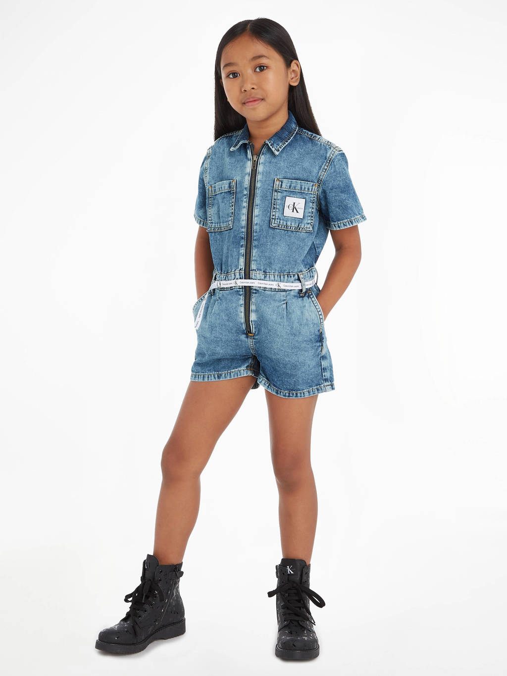 CALVIN KLEIN JEANS playsuit light weight blue