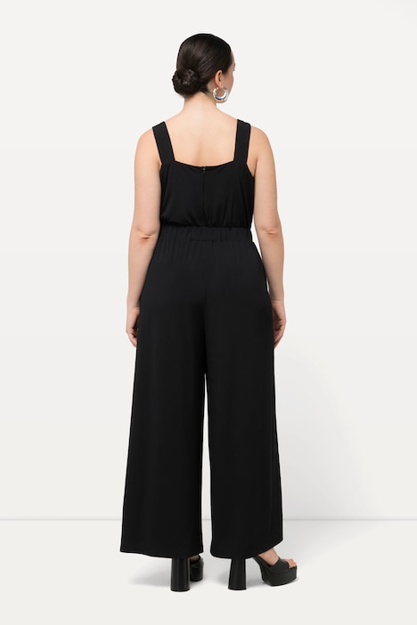 Jumpsuit Mary, Einteiler, Jersey, Rundhals, ärmellos