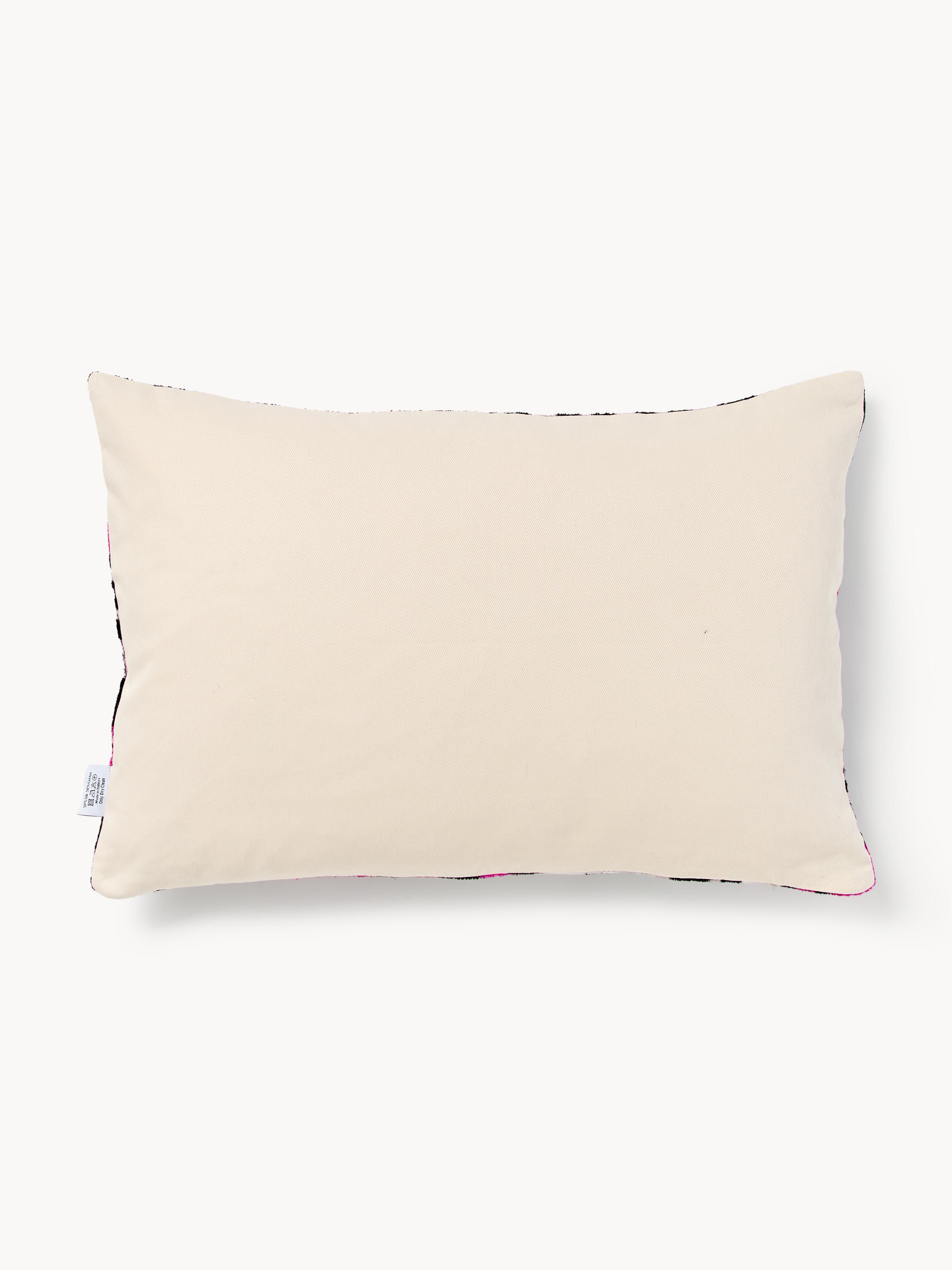 Zijden fluwelen kussenhoes Velvety met abstract patroon